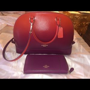 Coach purse and wallet